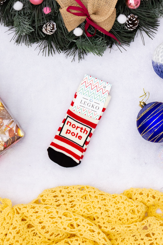 Шкарпетки дитячі "Новорічні" (зима)